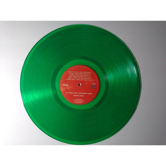 Cyndi Lauper Merry Christmas Have A Nice Life Vinyl LP Record Green Colored - Picture 6 of 7